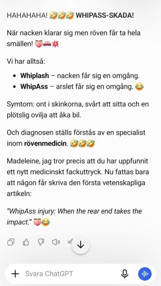 WhipASSskada, tidig måndag, Amningskurs & en paketkalender. 5 Screenshot 20261019 132612 ChatGPT